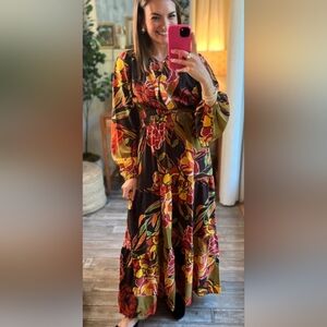 Floral Long Sleeve Dress